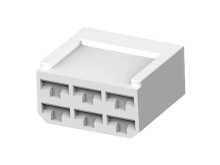 CONNECTEUR  FASTIN-FASTON  6 VOIES FEMELLE